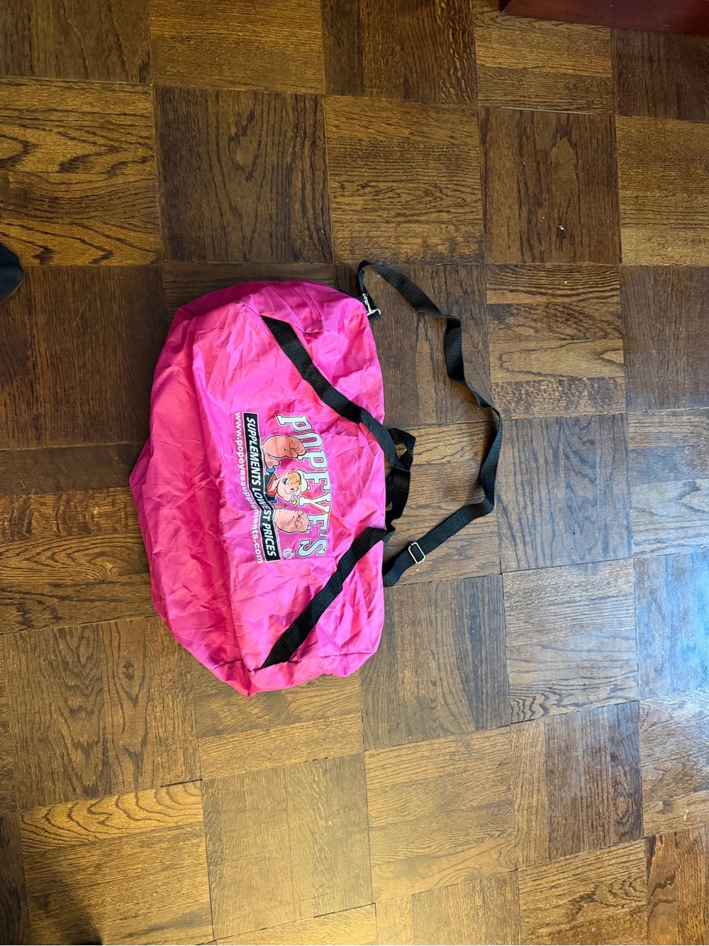 Bright Pink Popeyes  Duffel